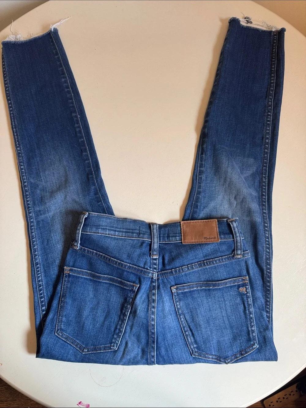 Madewell High-Rise Skinny Crop Button-Fly Jeans - Classic Blue Wash